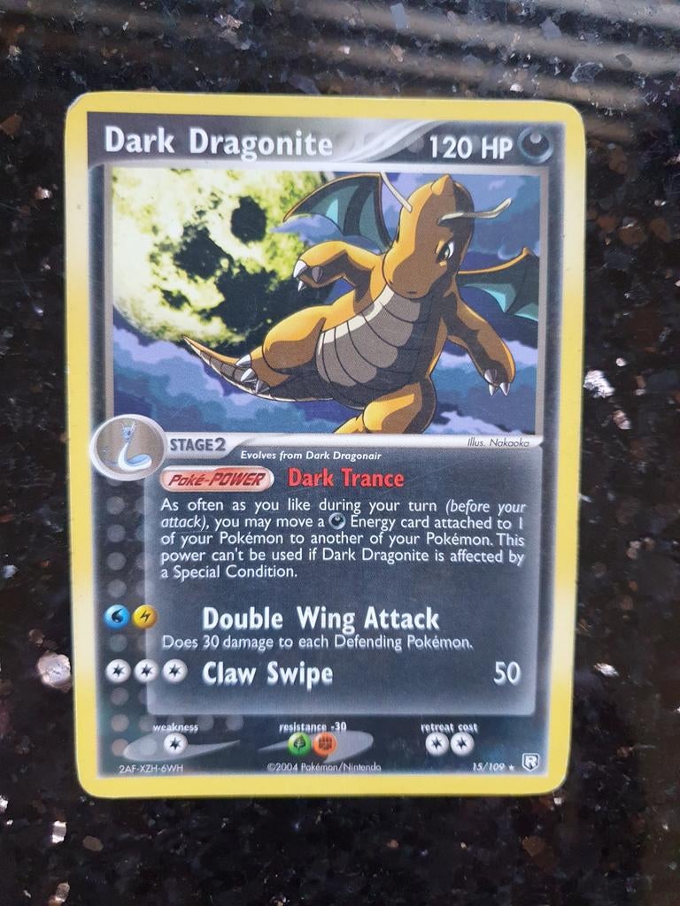 Dark Dragonite 15/109 pokemon kaart, Hobby en Vrije tijd, Verzamelkaartspellen | Pokémon, Ophalen of Verzenden, Zo goed als nieuw