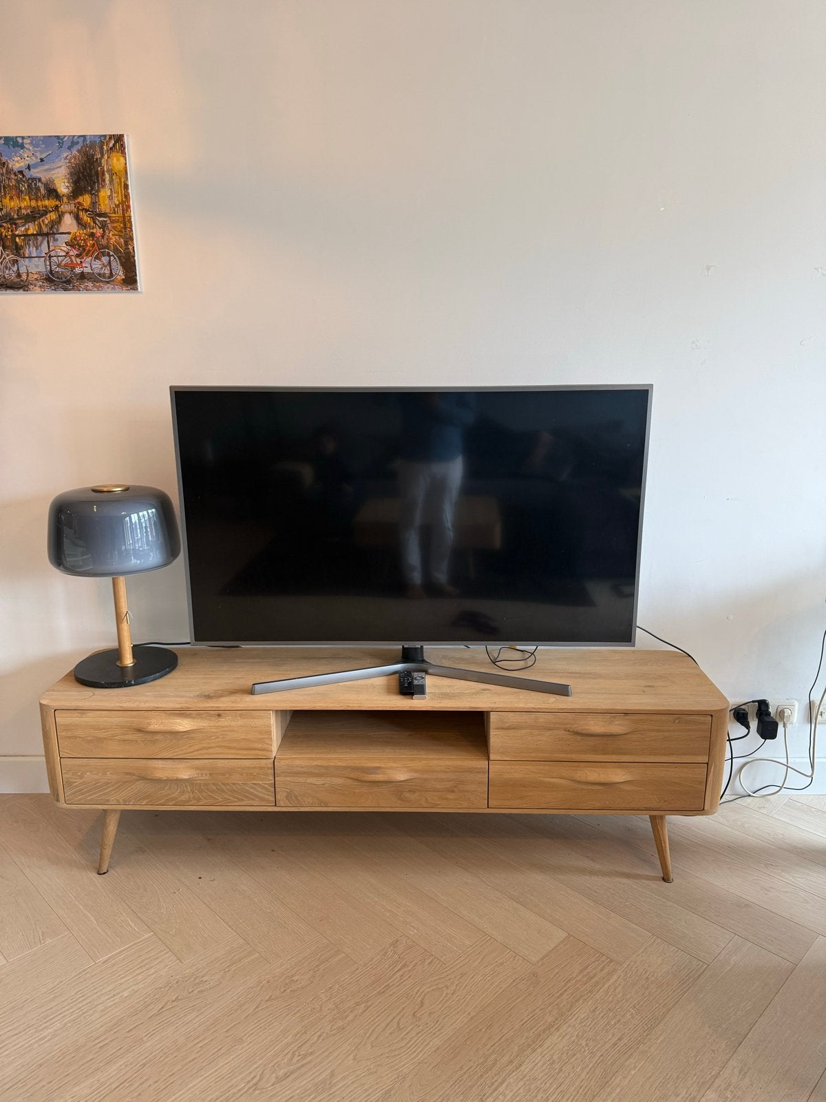 Samsung 55-inch 4K UHD Smart TV – UE55NU7440 – Zilver, Audio, Tv en Foto, Televisies, Gebruikt, LED, 100 cm of meer, 4k (UHD)