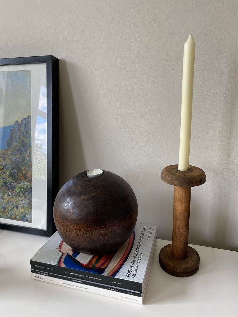 Vintage Kaarsenhouders - Warm Minimalisme Decoratie, Muziek en Instrumenten, Percussie, Ophalen, Gebruikt