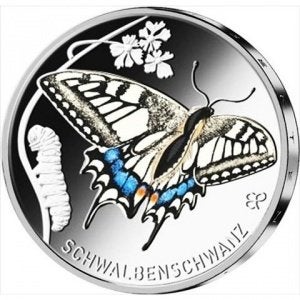 Duitsland 5 Euromunt 2023 “Vlinder de Zwaluwstaart”, Verzenden, Duitsland, 5 euro, Losse munt