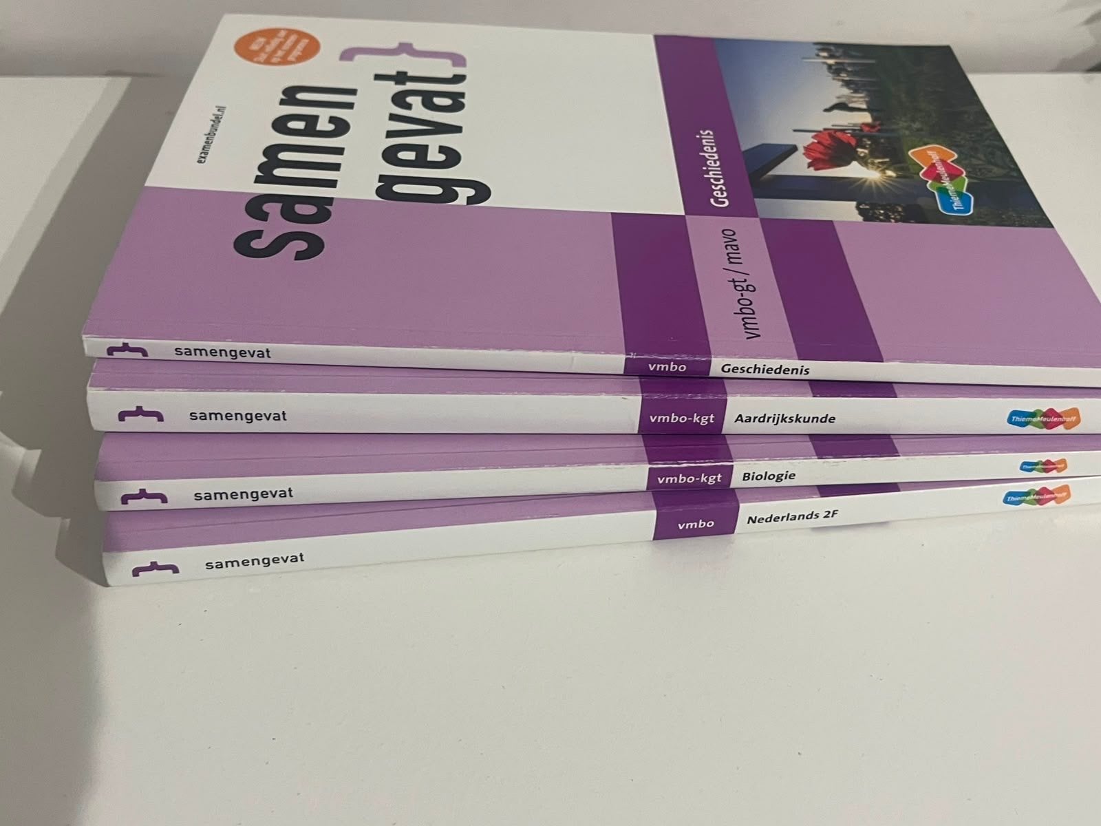 Samengevat vmbo-tl boeken: GS, AK, NL, BIO, Verzenden, Zo goed als nieuw, VMBO, Overige vakken