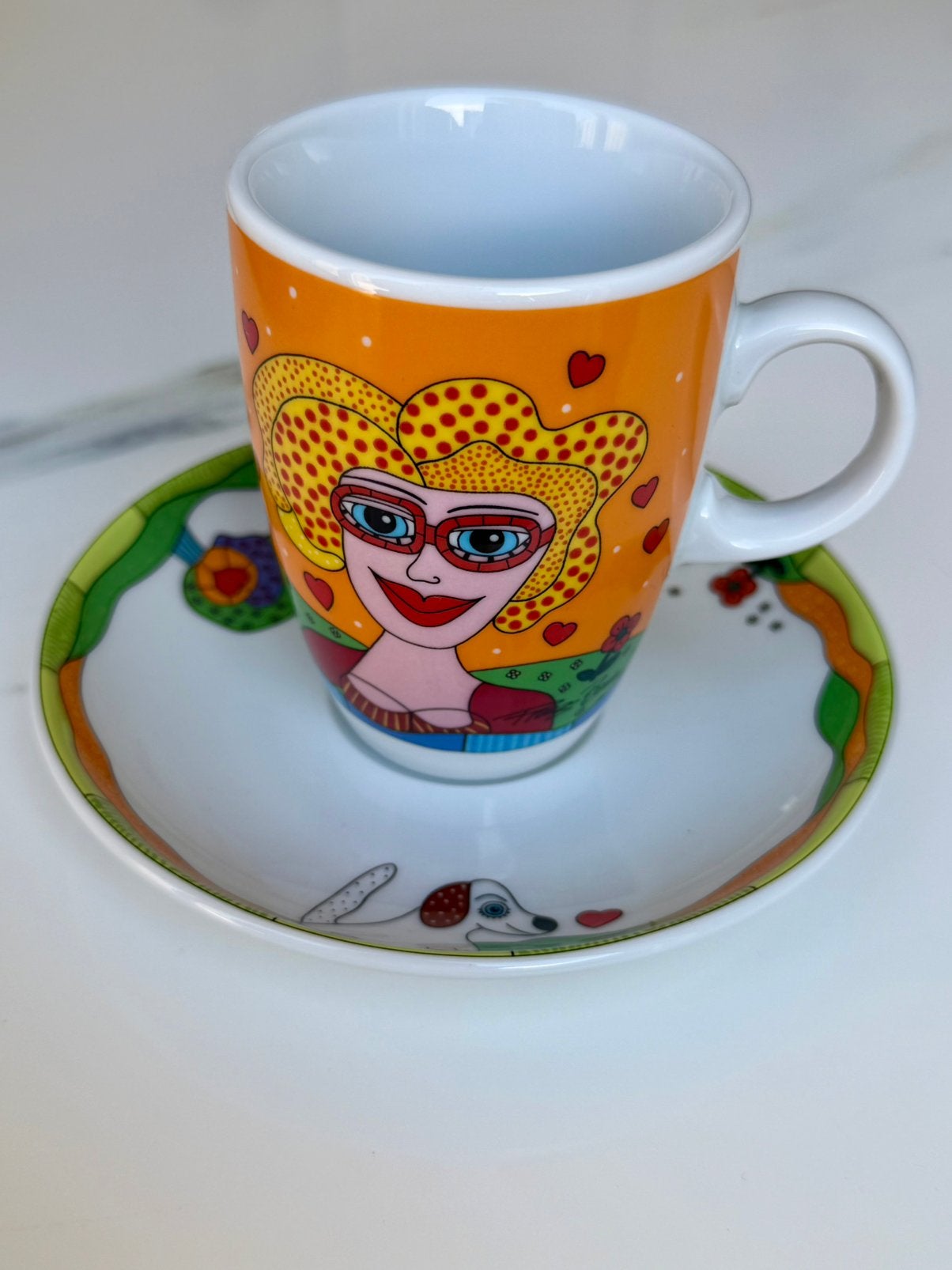 Seltmann Weiden Franz Bodner – 3 Koffiekoppen met Schotels, Ophalen of Verzenden, Zo goed als nieuw, Overige stijlen, Kop(pen) en/of Schotel(s)