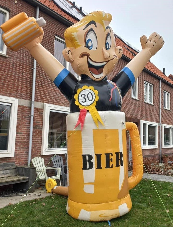 Feestpop abraham te huur, Ophalen, Gebruikt, Abraham of Sarah