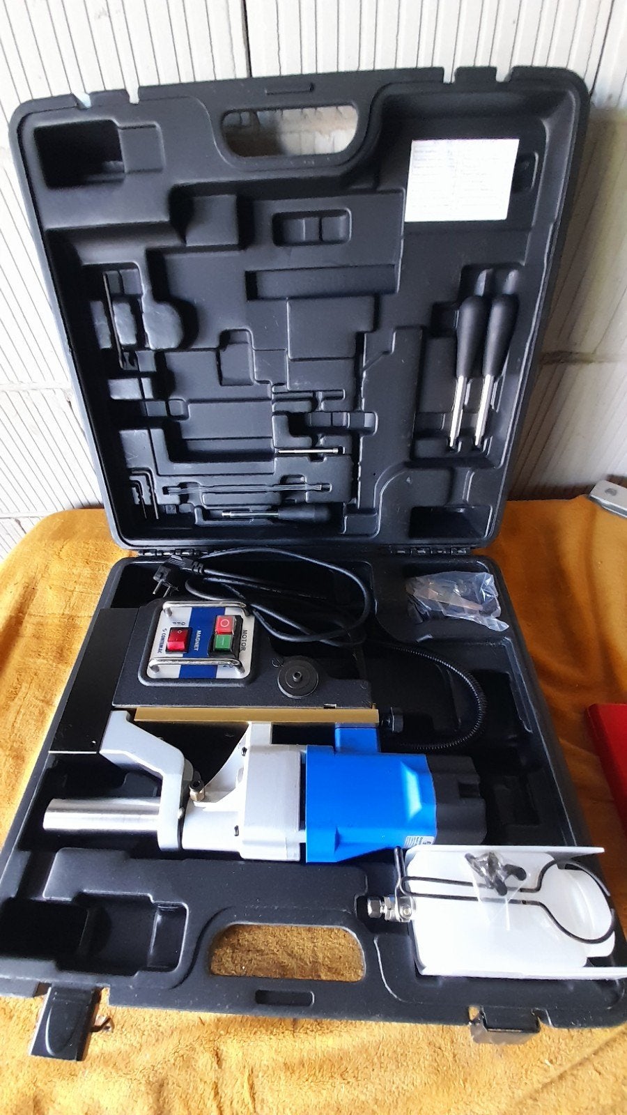 Contimac MD350N Magneetboormachine - Topstaat, Doe-het-zelf en Verbouw, Ophalen of Verzenden, Zo goed als nieuw, Overige typen