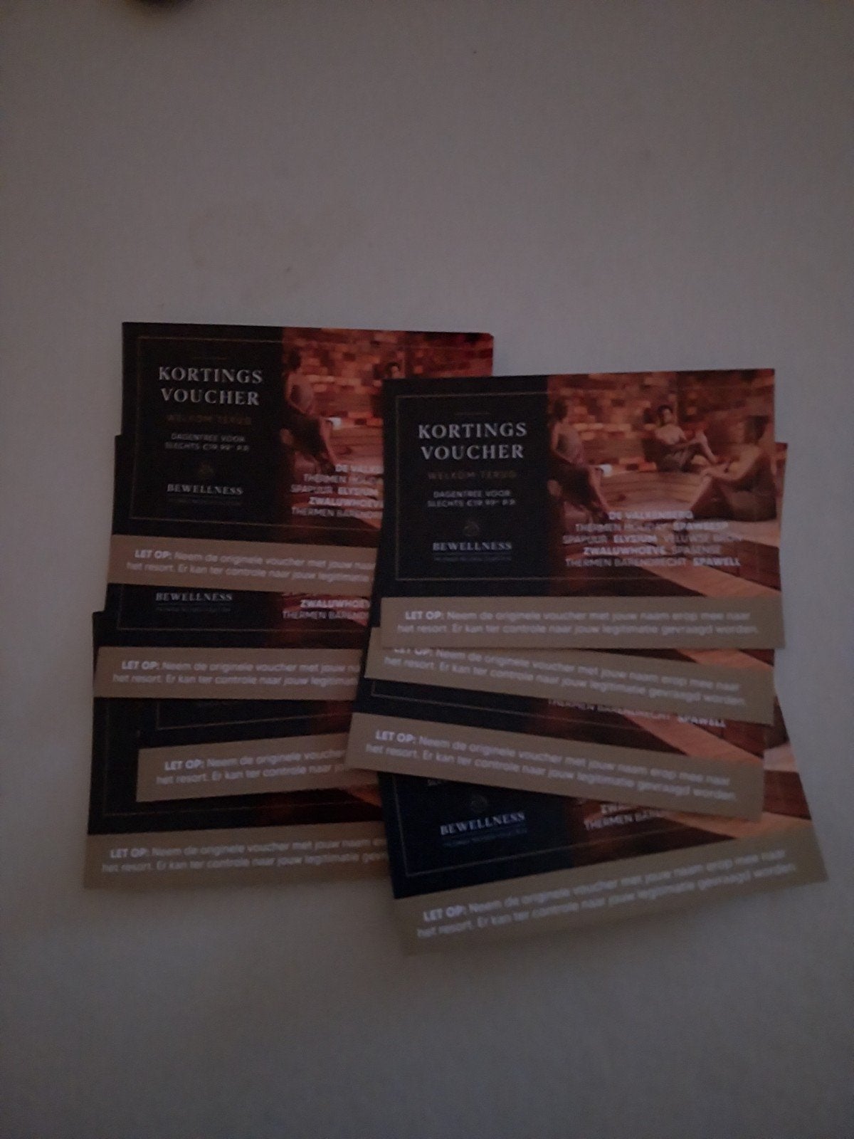 Korting-saunavoucher, Tickets en Kaartjes, Twee personen, Cadeaubon, Spa of Sauna