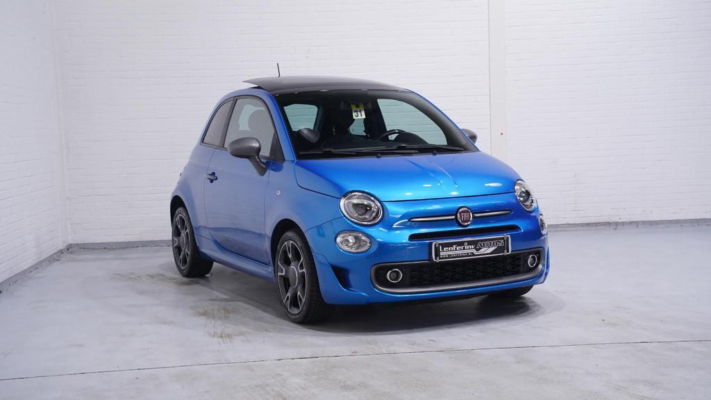 Fiat 500 1.2 Lounge Panodak Climate DAB Navigatie 16 Inch Le, Auto's, Voorwielaandrijving, Stof, Gebruikt, 4 cilinders