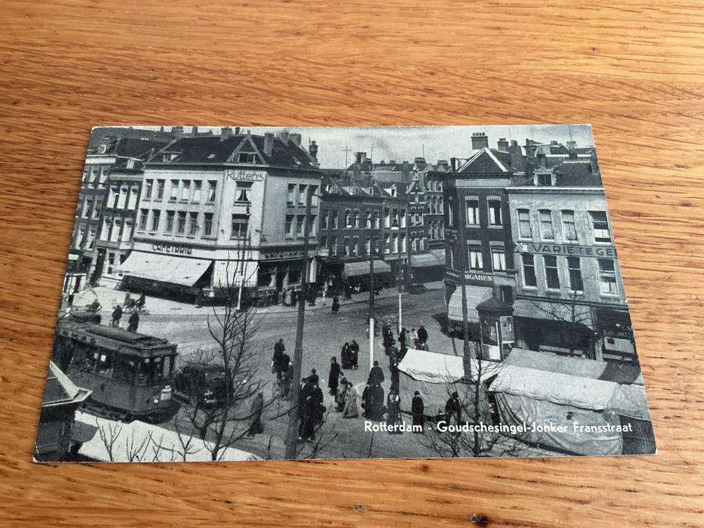 E67 Rotterdam Goudschesingel Jonker Fransstraat tram, Verzamelen, Ansichtkaarten | Nederland, Ophalen of Verzenden, Voor 1920