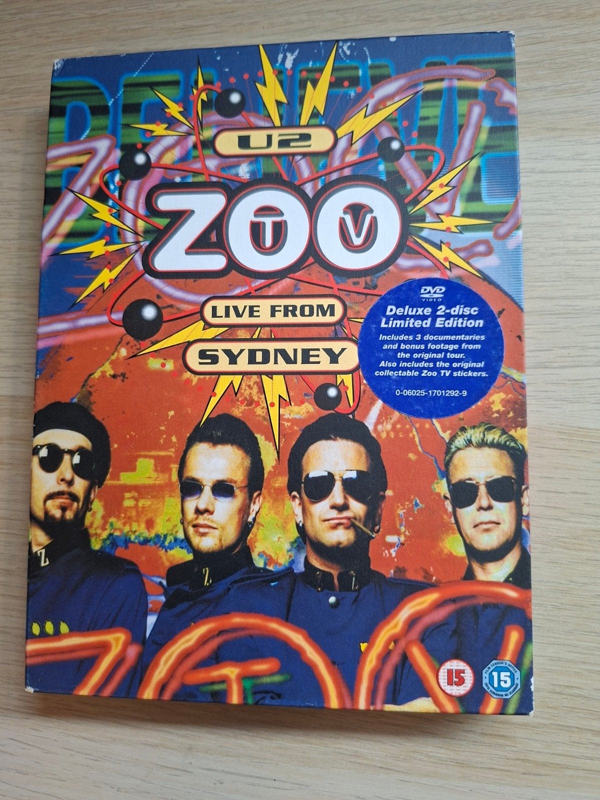 2dvd u2 zoo tv live from sydney, Cd's en Dvd's, Alle leeftijden, Ophalen of Verzenden, Zo goed als nieuw
