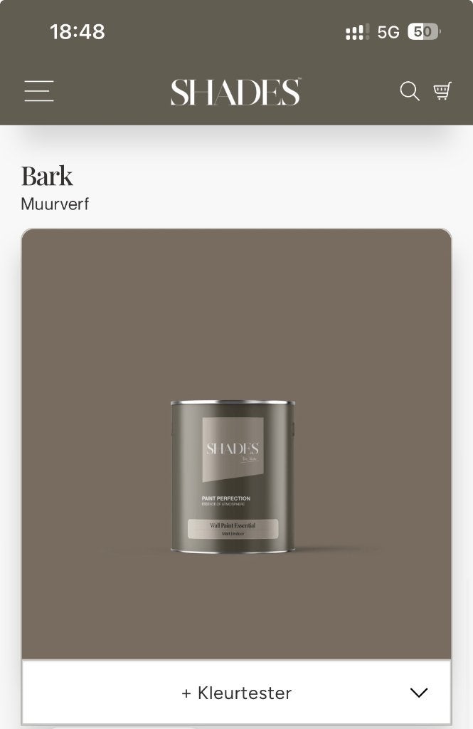 Bark - muurverf van SHADES by Eric Kuster, Ophalen of Verzenden, Nieuw