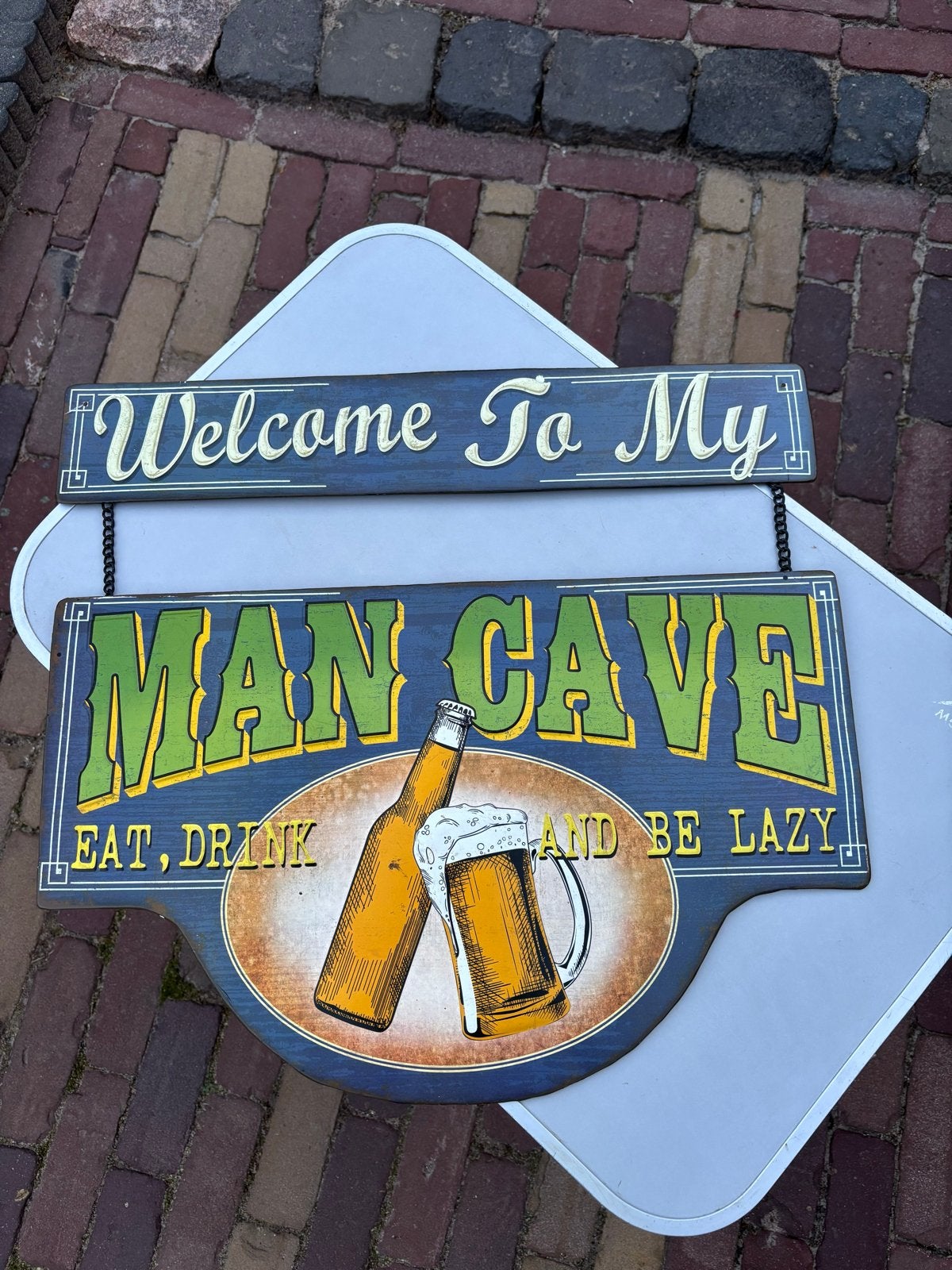Man Cave en Bar decoratie - Set van 2, Ophalen of Verzenden, Gebruikt