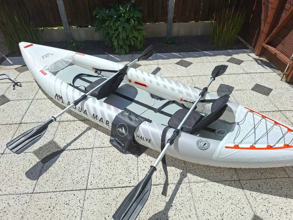 Aqua marine opblaasbare kayak halve 3,98 lang, Ophalen, Opblaasbaar, Kajak, Twee personen