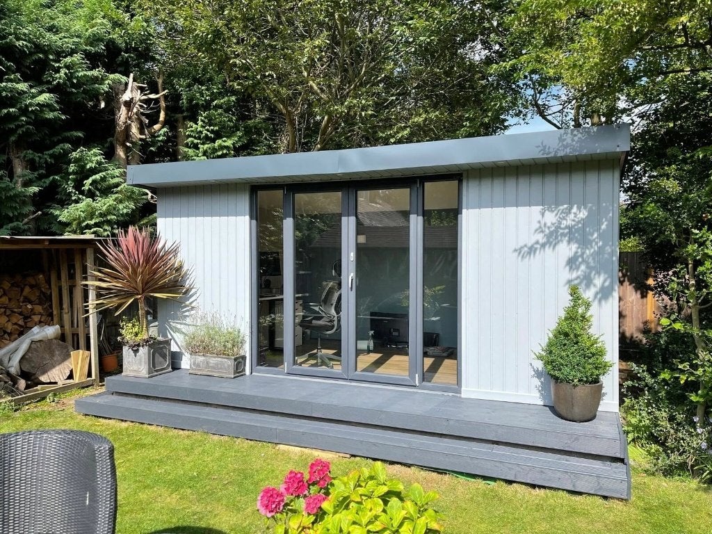 Tuinhuis geïsoleerd Mercury 5x3, tuinkantoor, paviljoen, Tuin en Terras, 200 tot 400 cm, Tuinhuis, Nieuw, 1 raam