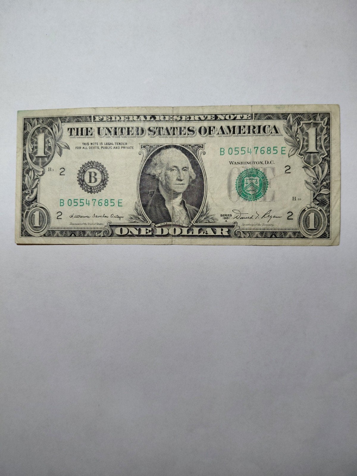 Amerikaanse 1 dollar 1981, Postzegels en Munten, Ophalen of Verzenden, Noord-Amerika