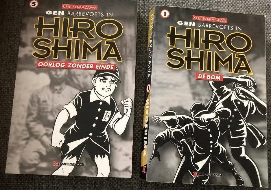 de bom oorlog zonder einde 2x hiroshima k4, Eén stripboek, Ophalen of Verzenden, Zo goed als nieuw