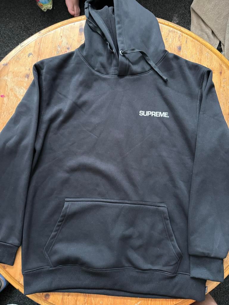 Supreme Hoodie Zwart Maat M - Nieuwstaat, Ophalen of Verzenden, Nieuw