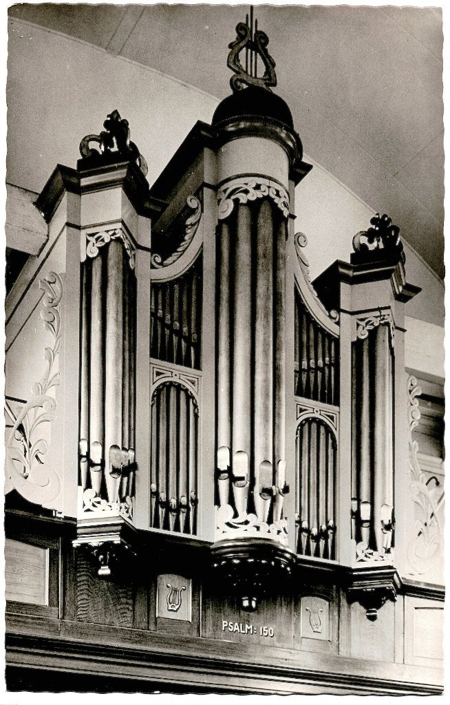 Zevenhoven (ZH) orgel Ned.Herv. kerk ongelopen, Verzenden, 1940 tot 1960, Ongelopen, Zuid-Holland