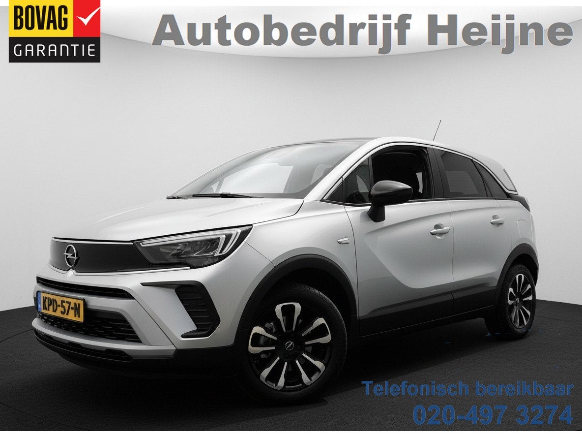 Opel Crossland 1.2 Turbo ELEGANCE 110PK NAVI/CARPLAY/CAMERA, Auto's, Gebruikt, 1199 cc, Origineel Nederlands, Bedrijf