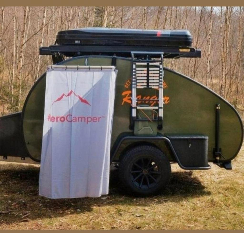 Splinternieuw privacy gordijn voor teardrop caravan, Caravans en Kamperen, Ophalen