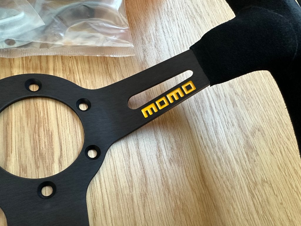 Momo MOD. 08 350mm suede alcantara sportstuur stuur, Ophalen of Verzenden