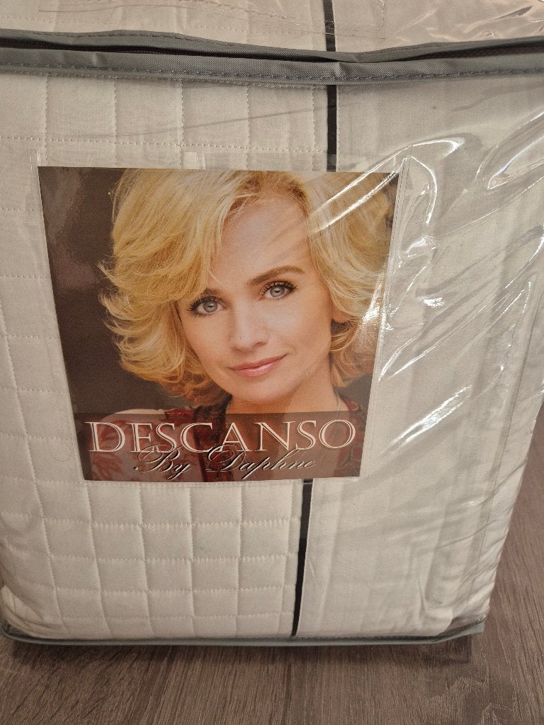Descanso Bedsprei, Ophalen, Wit, Katoen, Overige merken