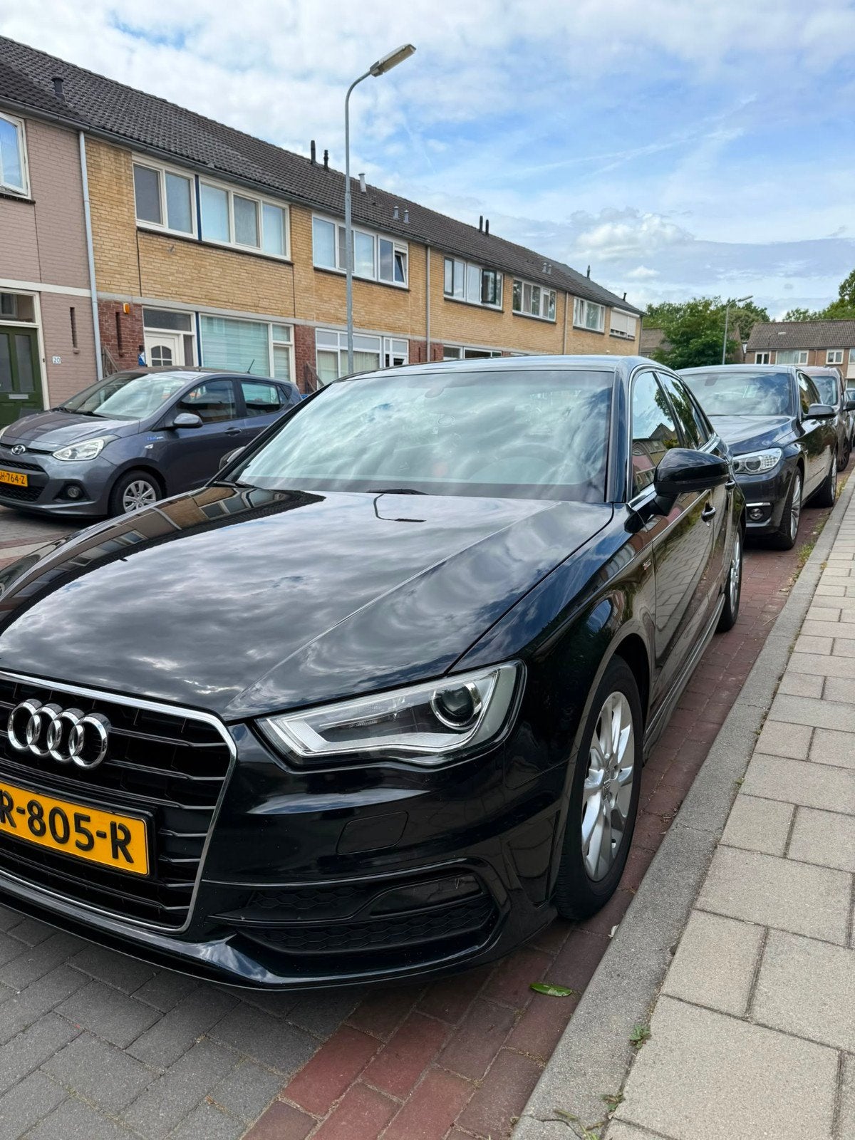 Audi A3 1.4 Tfsi 110KW Sportback 2016 Zwart, Voorwielaandrijving, Leder en Stof, Zwart, Origineel Nederlands