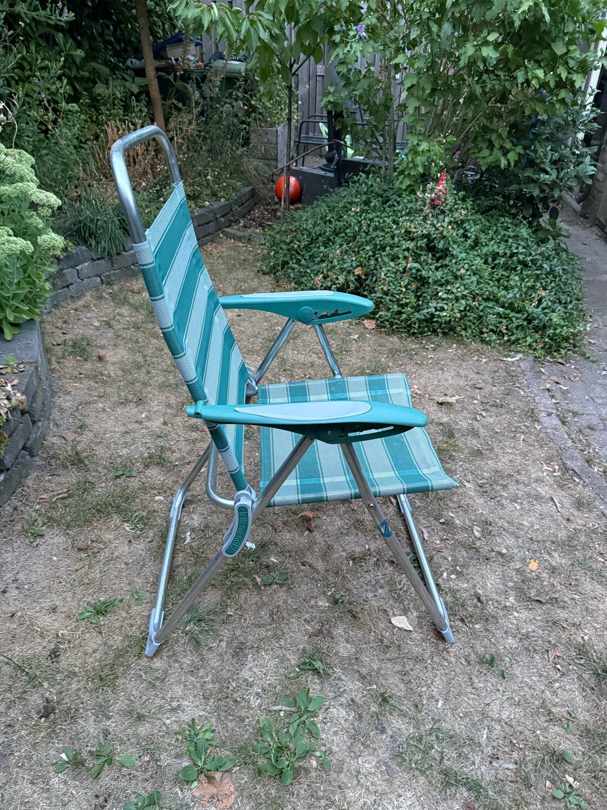 Lallemand Klapstoel - Gebruikt, maar nog prima voor camping, Caravans en Kamperen, Ophalen, Gebruikt, Campingstoel