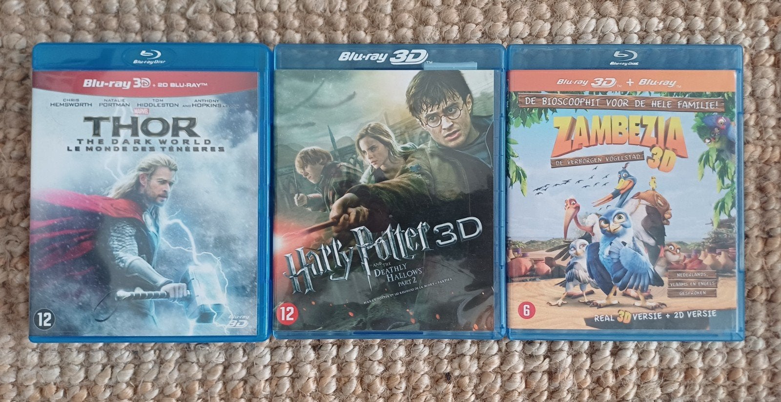 Collectie 3D films: Avatar, Epic, Narnia, Thor, Harry Potter, Cd's en Dvd's, Blu-ray, Ophalen of Verzenden, Gebruikt, Actie