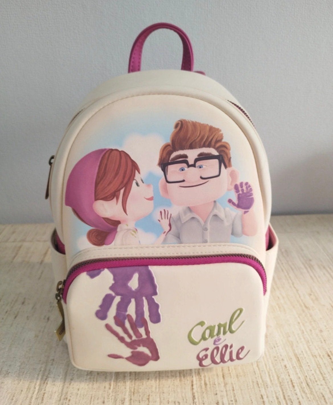 Loungefly Disney Pixar Up Carl & Ellie Mailbox Mini Rugzak, Sieraden, Tassen en Uiterlijk, Minder dan 30 cm, Disney of Dora, Ophalen of Verzenden