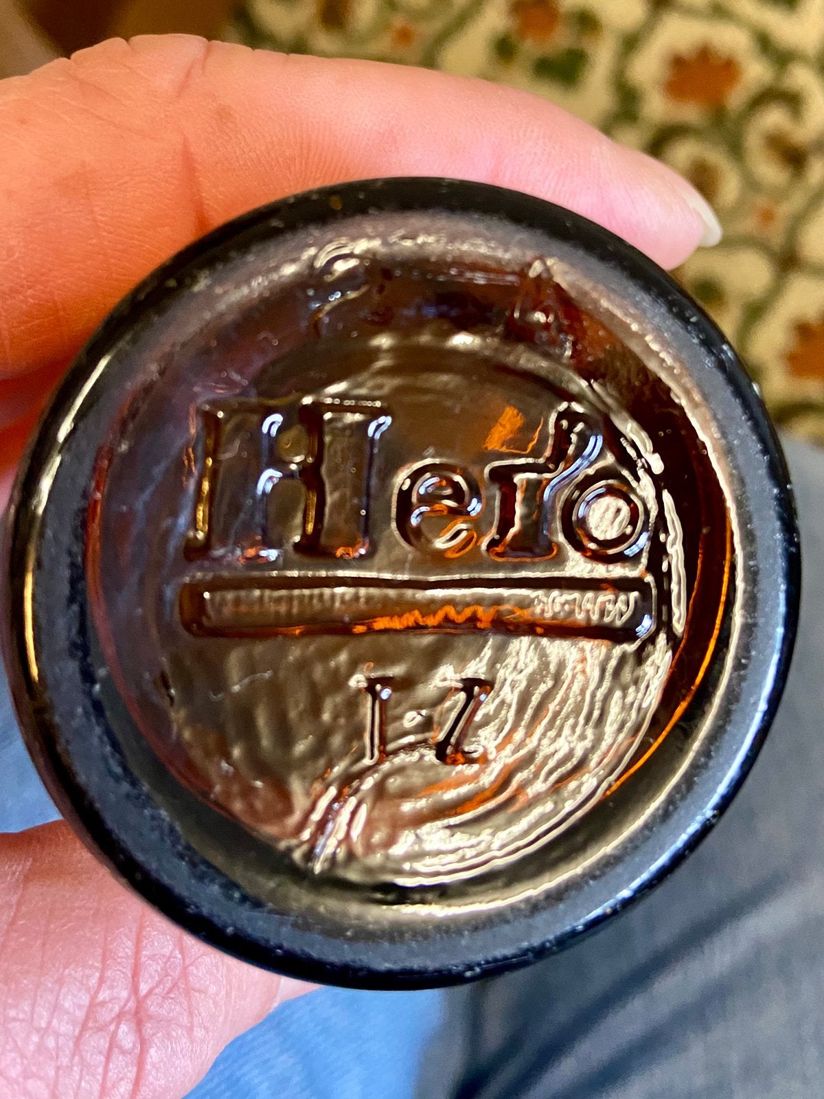 Oud Hero sapflesje limonadeflesje vintage jaren 60, Ophalen of Verzenden, Gebruikt, Gebruiksvoorwerp