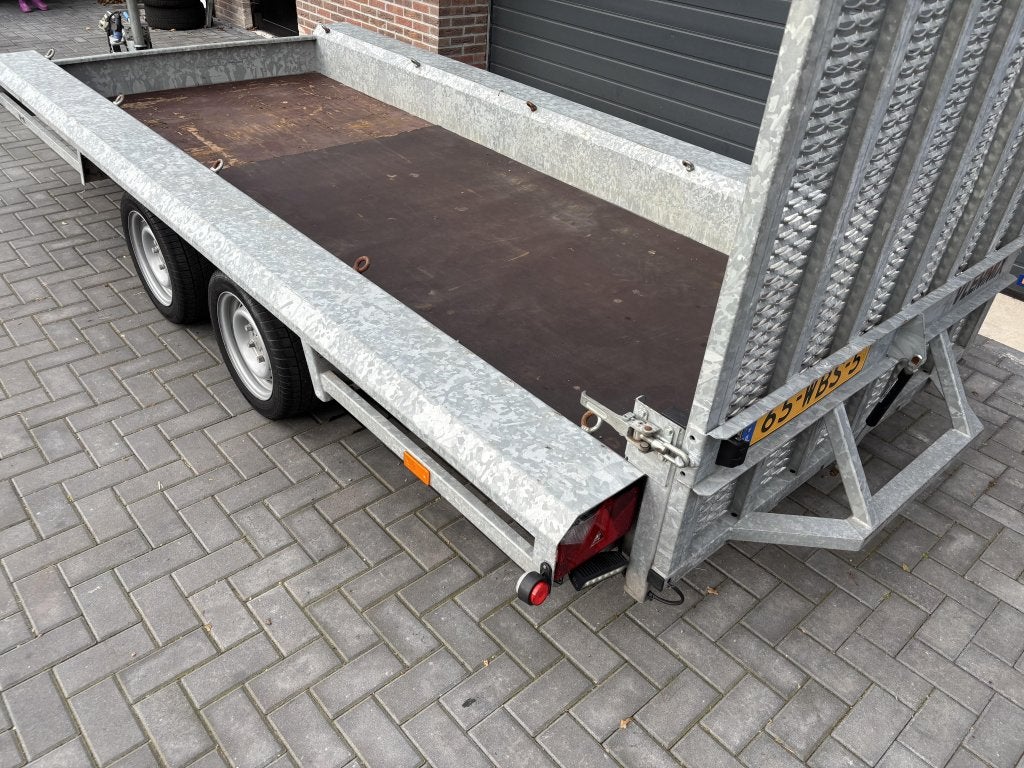 Machinetransporter oprijwagen aanhanger aanhangwagen 2021, Gebruikt