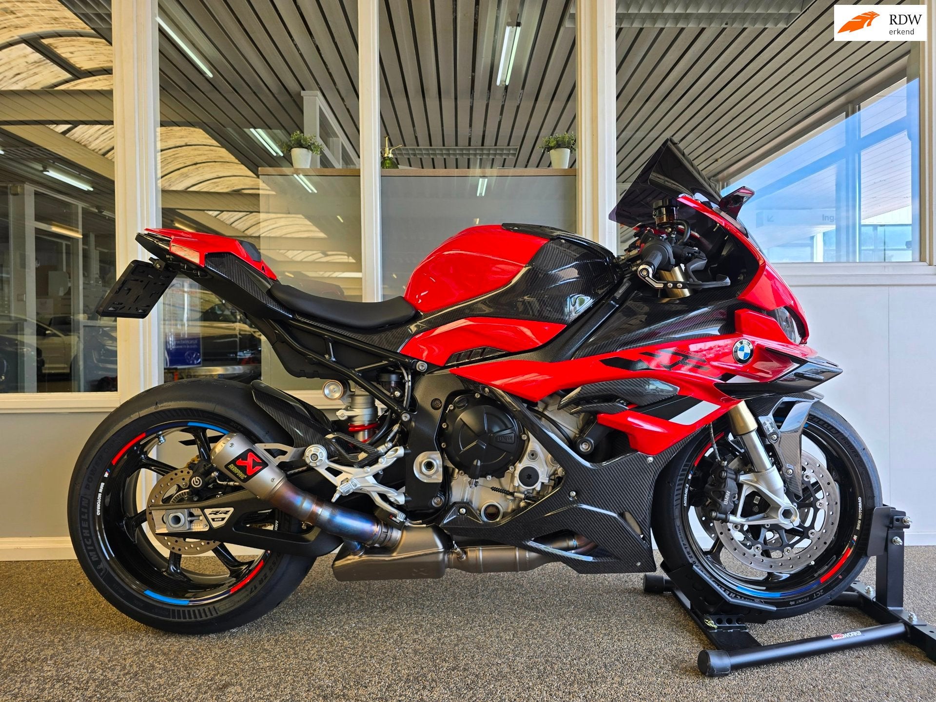 BMW S1000RR M-Pakket Carbon Velgen Akra Full Options, Bedrijf, Handvatverwarming, Sport, Meer dan 35 kW