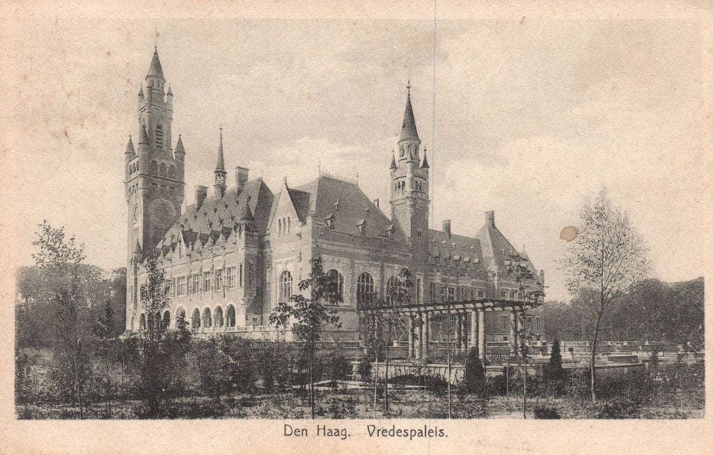 Den Haag, Vredespaleis (1931) 131575, Verzenden, 1920 tot 1940, Gelopen, Zuid-Holland