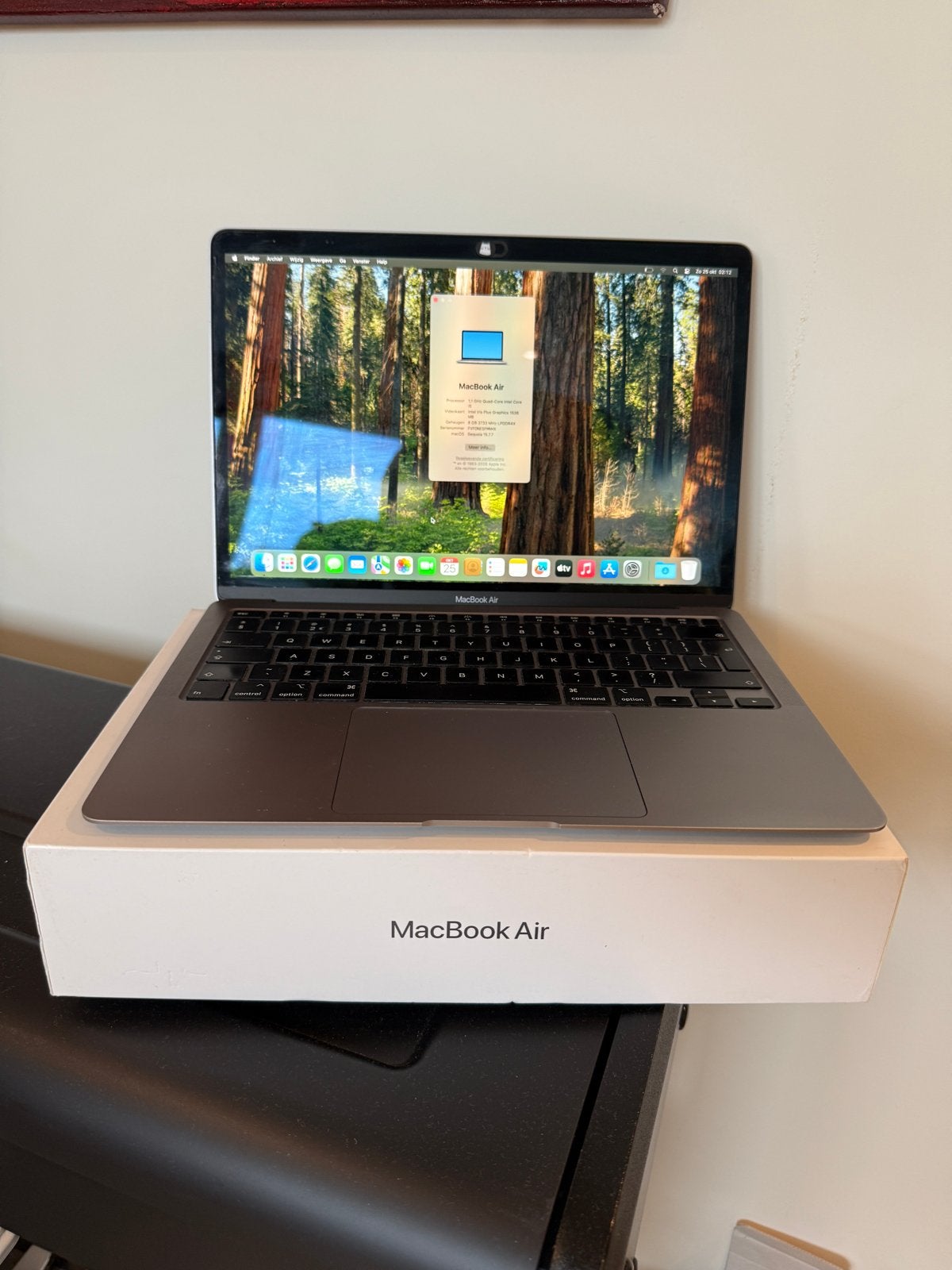 MacBook Air Retina 13Inch 2020 i5 1.1GHz Quad-Core, 8GB RAM, Computers en Software, Gebruikt, 8 GB, 13 inch, Minder dan 2 Ghz