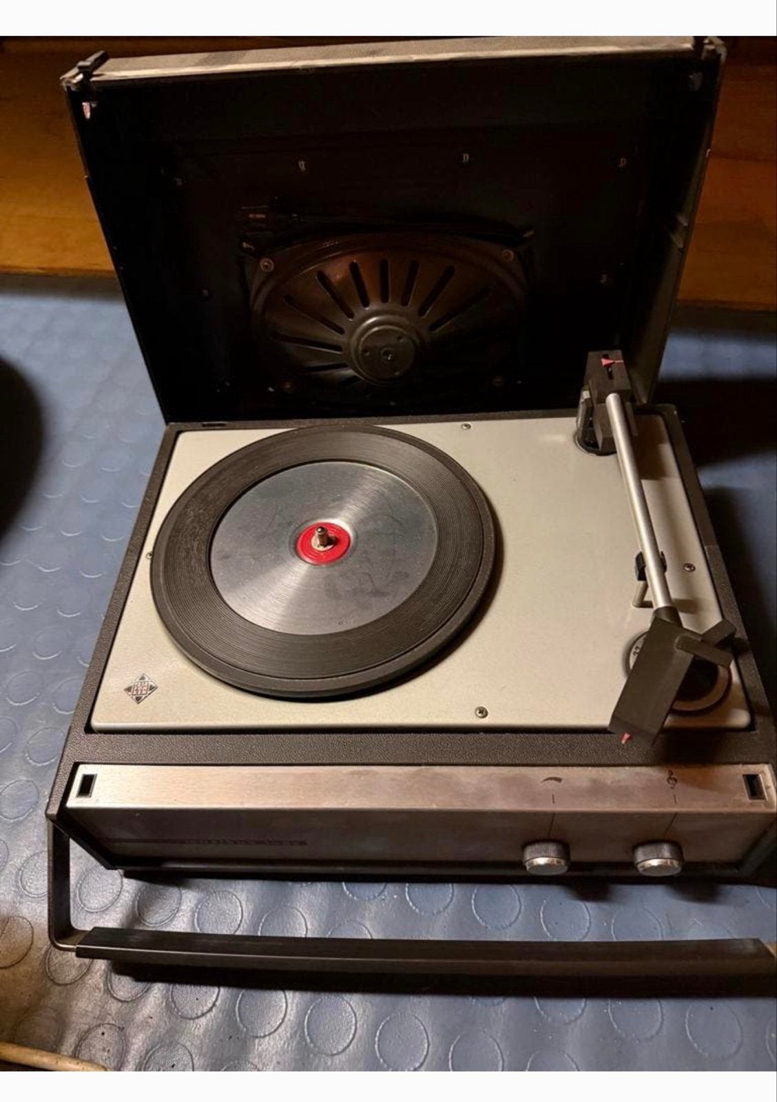 Vintage Telefunken Musikus 108V Draagbare Platenspeler, Ophalen of Verzenden, Gebruikt, Platenspeler, Overige merken