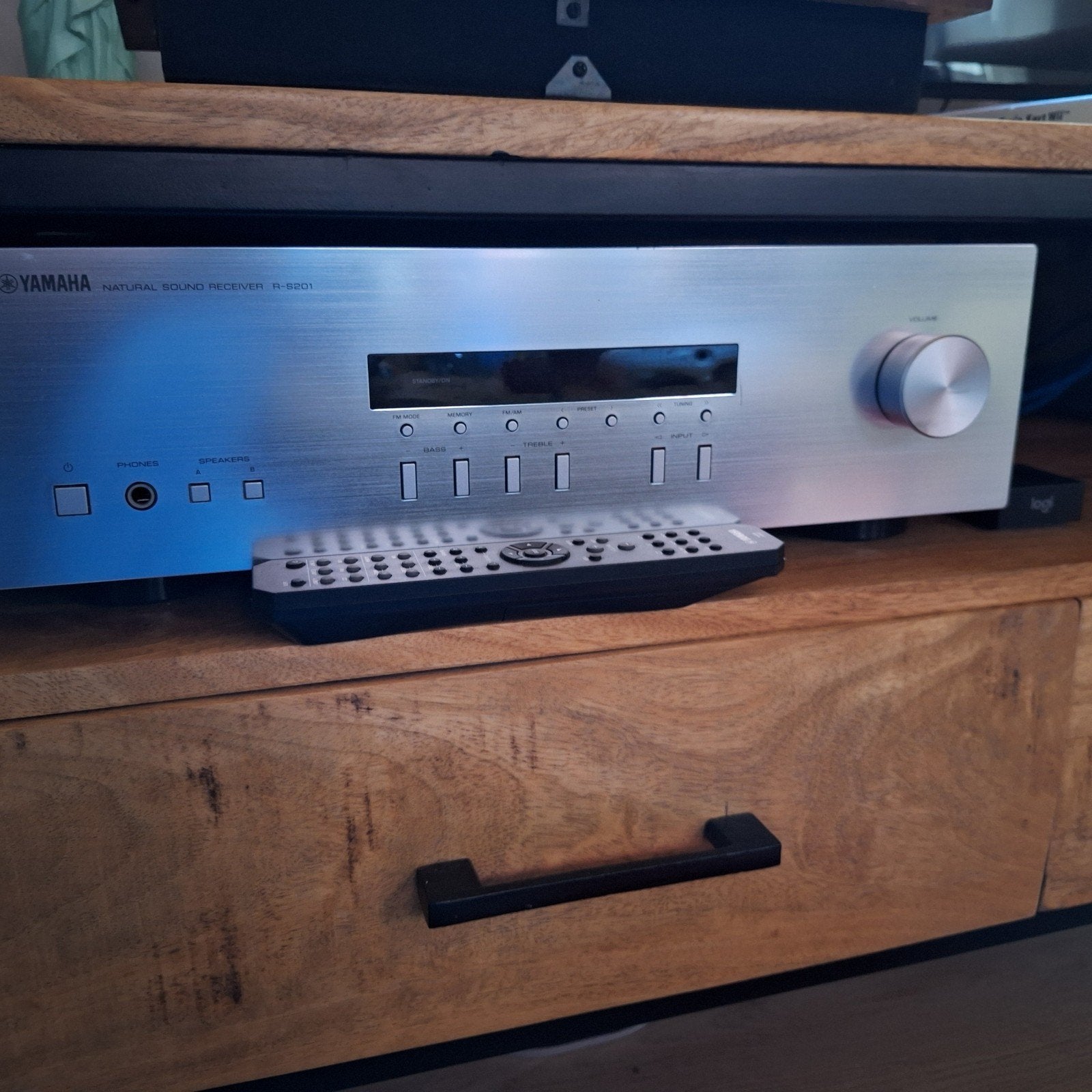 Yamaha r-s 201 receiver, Ophalen of Verzenden, Zo goed als nieuw