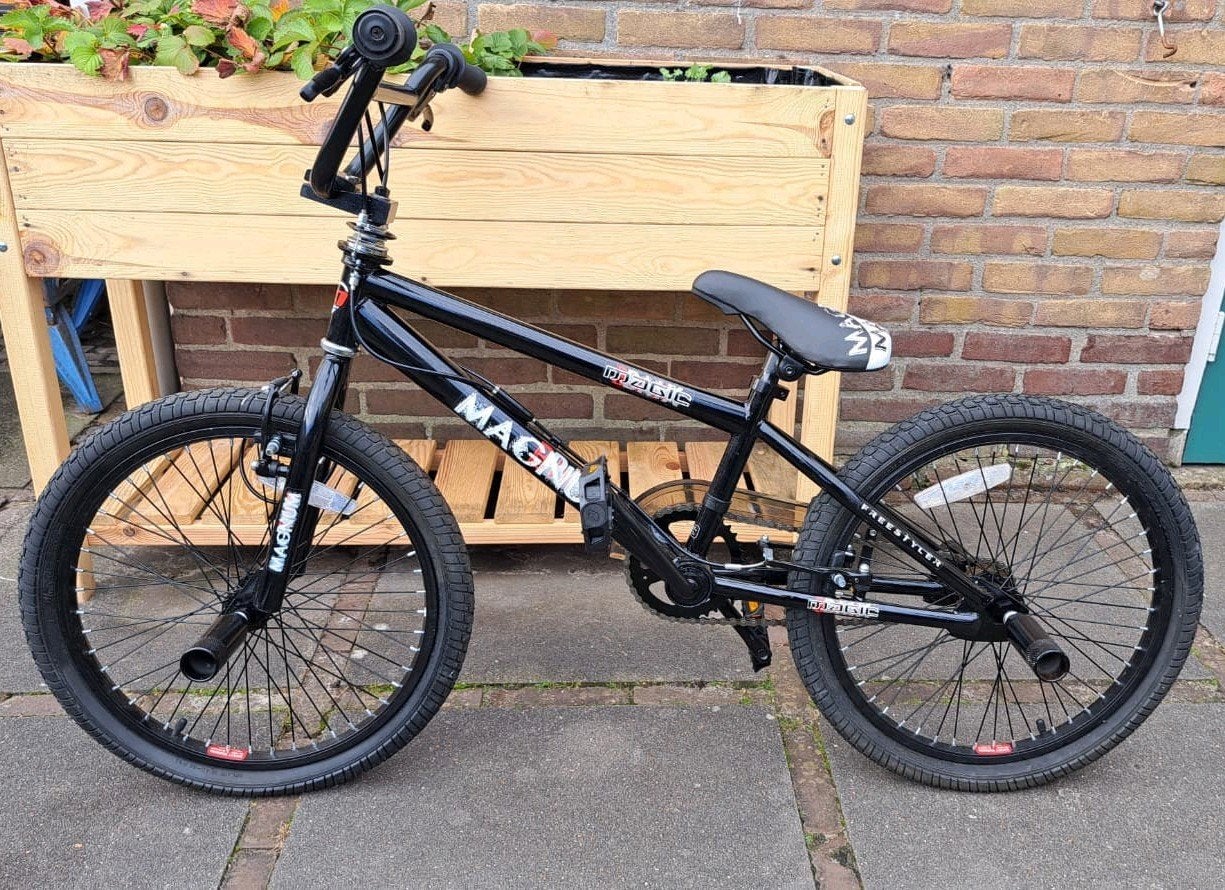 *NIEUW* Magnum Freestyler BMX stuntfiets Zwart, Staal, Velgrem, 20 tot 24 inch, Nieuw