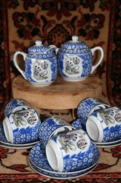 Chinees Porselein "Thee-servies", Ophalen of Verzenden