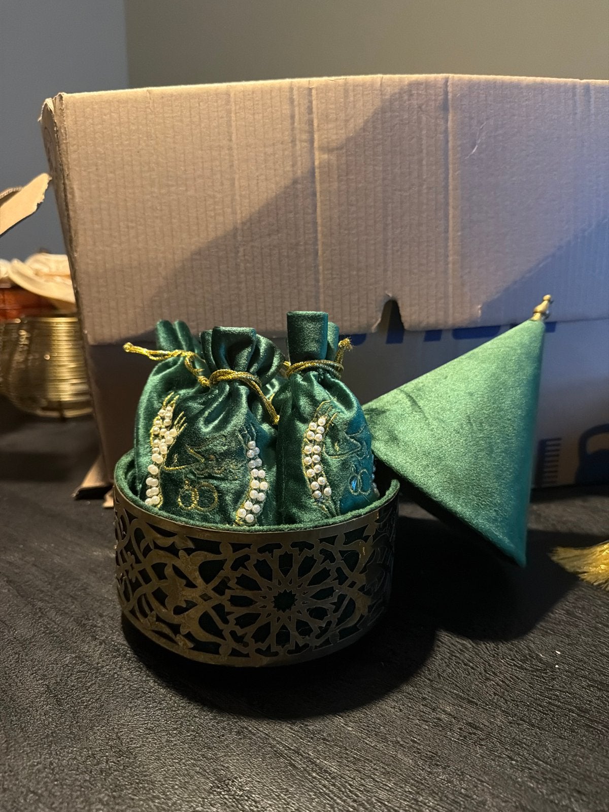 Henna decoratie groen, Ophalen, Zo goed als nieuw, Groen, Accessoires