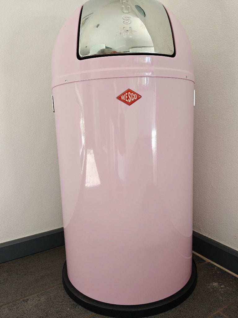 Wesco Pushboy Roze 50 L, 40 liter of meer, Ophalen, Zo goed als nieuw, Kunststof