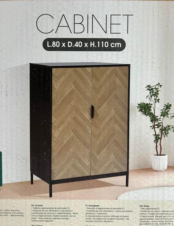 Action Kast modern metaal & hout, Huis en Inrichting, Ophalen, Nieuw