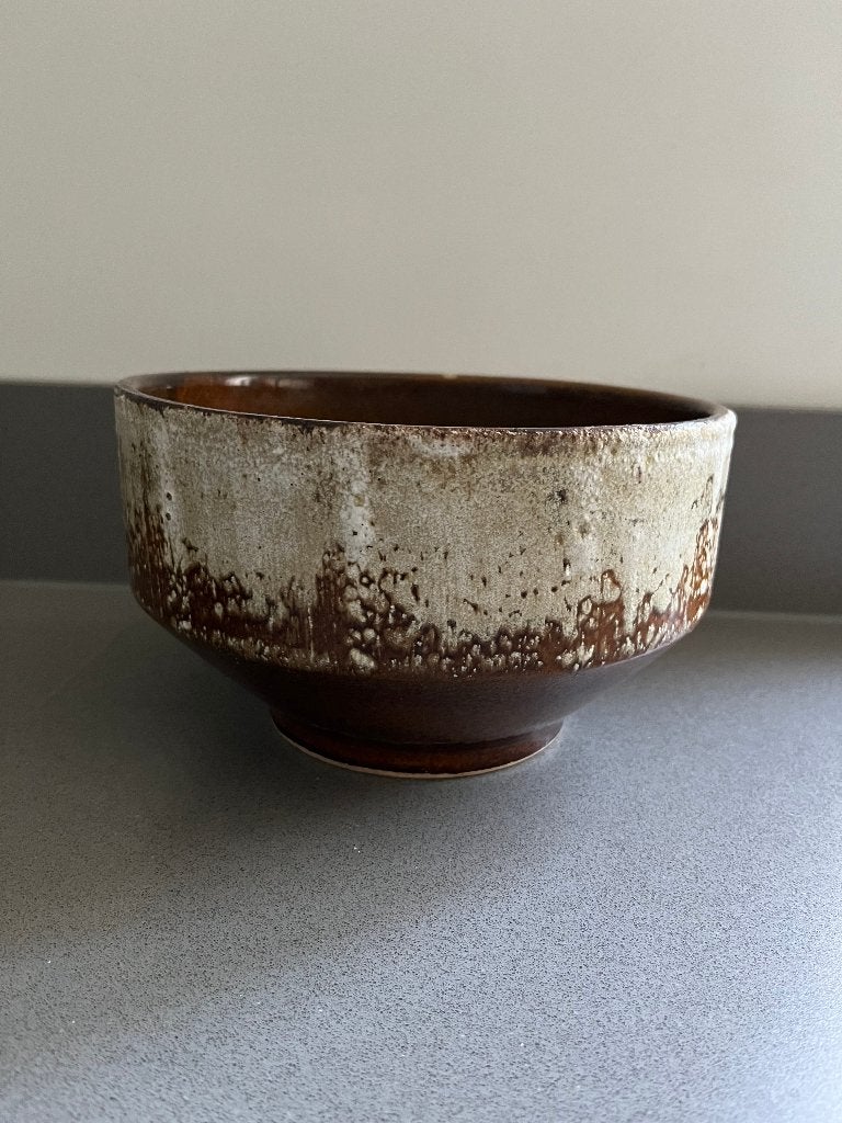 Overpot Vintage, Gebruikt, Rond, Ophalen of Verzenden, Aardewerk