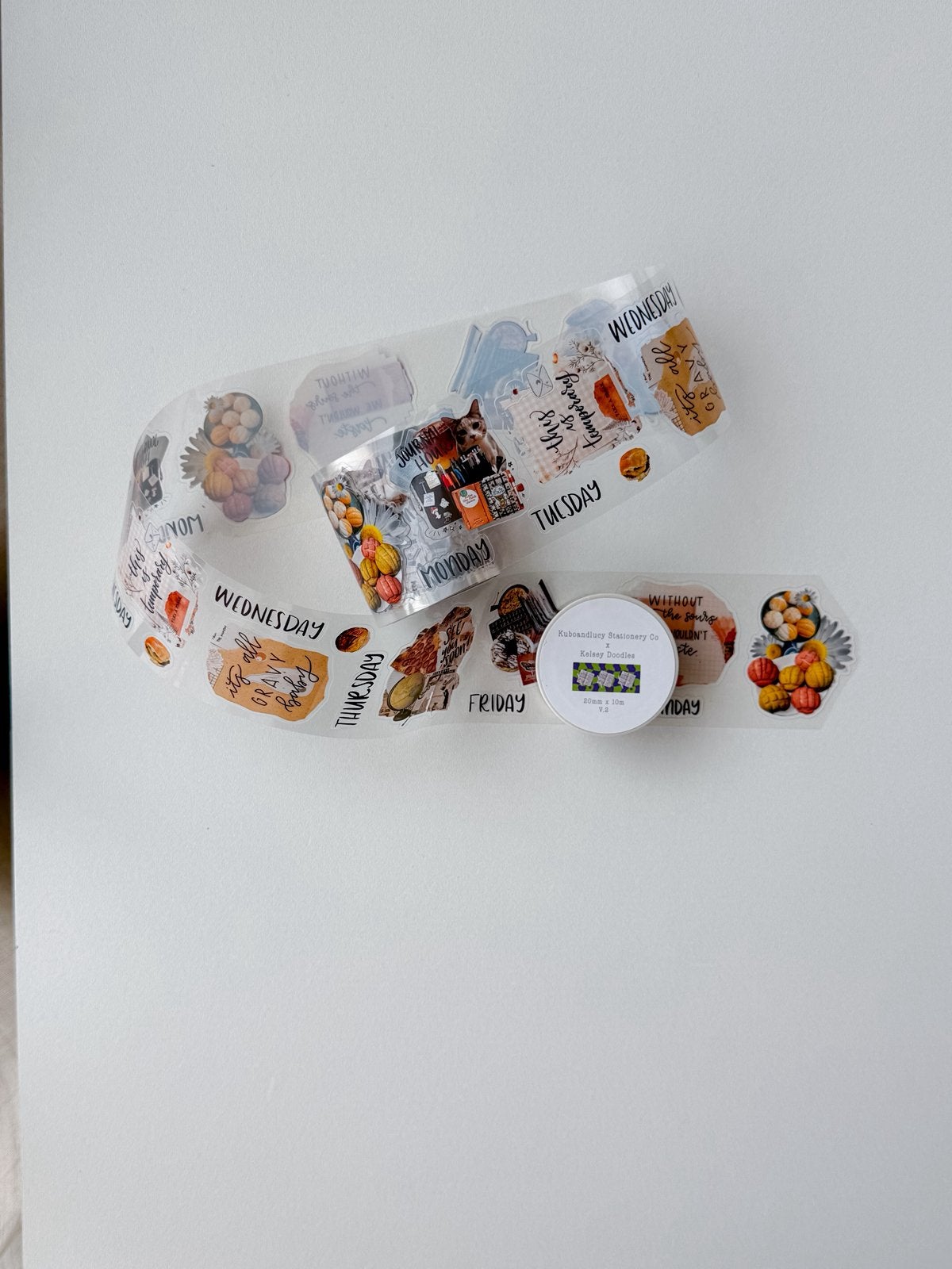 Kelsey doodles x kubo and lucy PET tape, Ophalen, Zo goed als nieuw