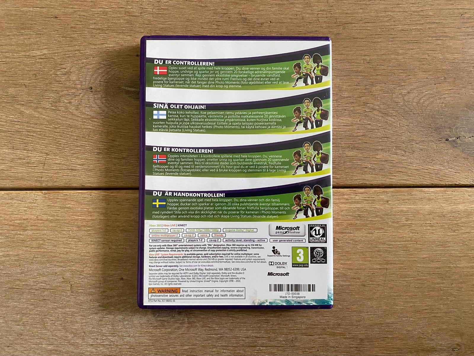 Kinect Adventures! – Xbox 360 | Krasvrij & Compleet, Spelcomputers en Games, Avontuur en Actie, Verzenden, Zo goed als nieuw, 3 spelers of meer