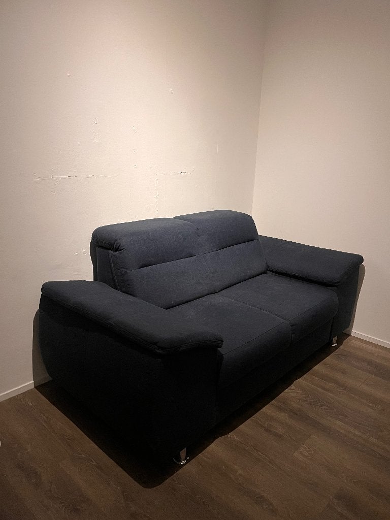 Blauwe bank Seats and Sofas, Ophalen, Gebruikt, 150 tot 200 cm, 75 tot 100 cm
