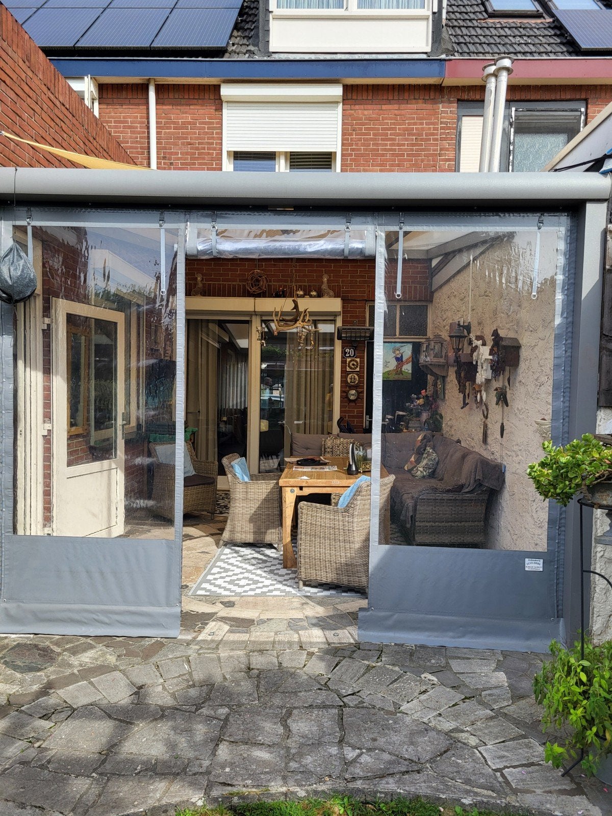 veranda zeilen, Ophalen, Veranda
