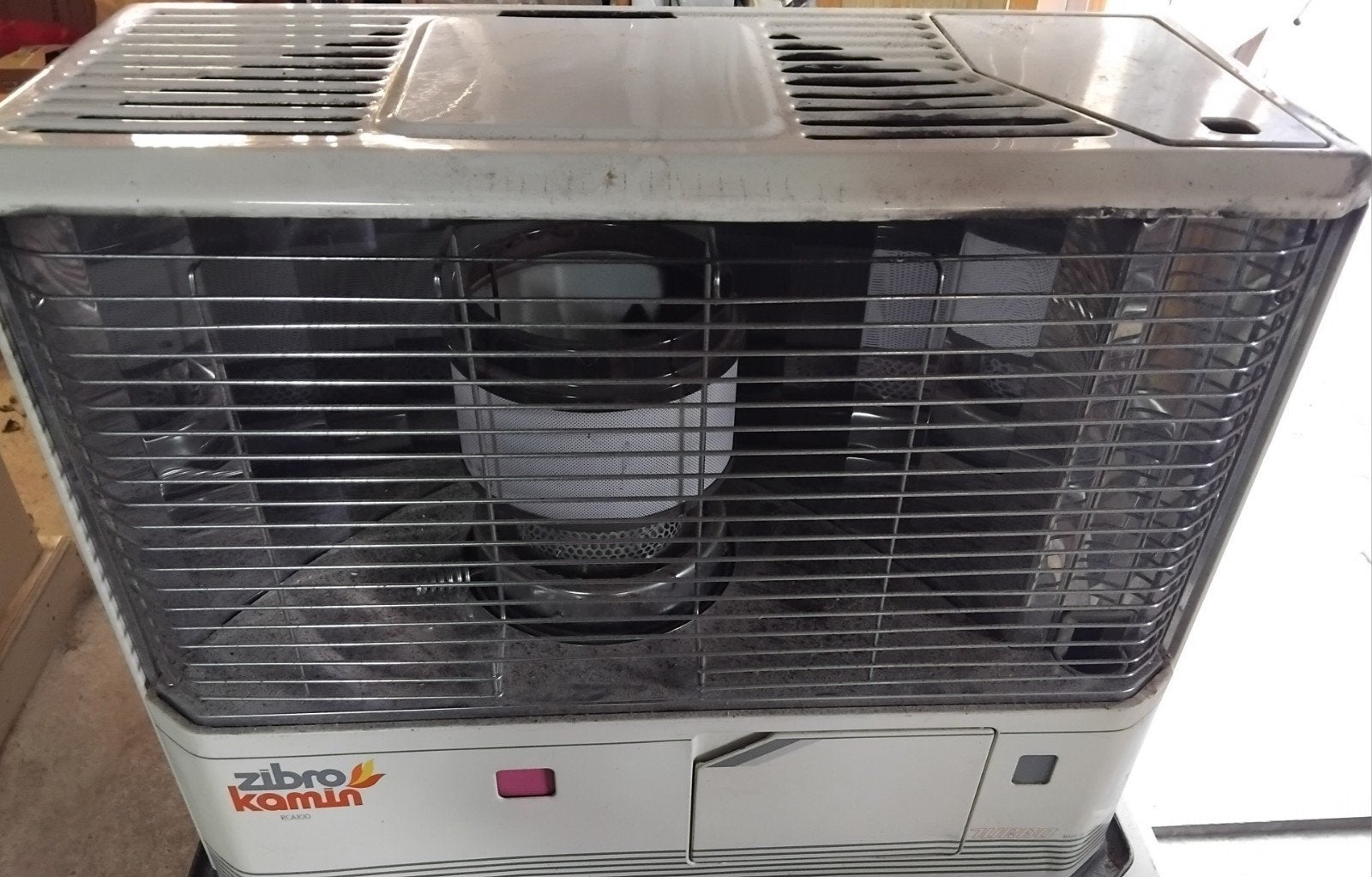 zibro kamin rca100 turbo met 20 liter firelux plus brandstof, Ophalen, Gebruikt, Overige brandstoffen, Petroleumkachel