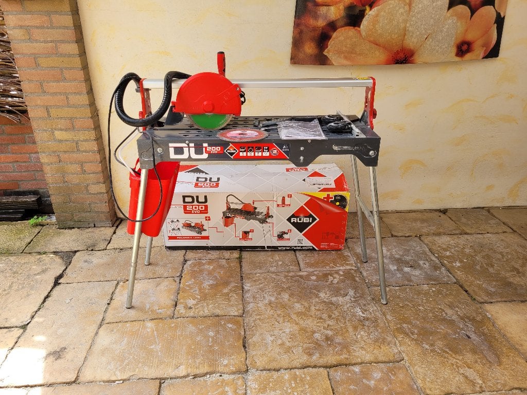 Tegelzaagmachine  RUBI 200EVO, Doe-het-zelf en Verbouw, Gereedschap | Zaagmachines, Ophalen, Overige typen, 600 tot 1200 watt