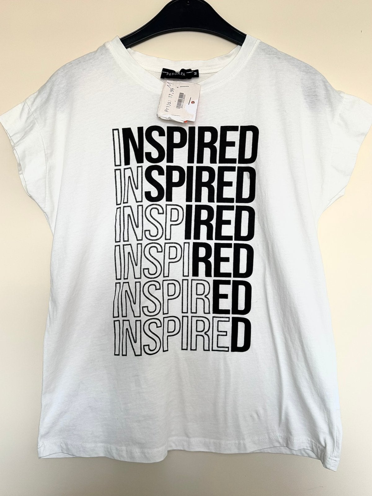 Terstal inspired t-shirt maat M, Maat 38/40 (M), Verzenden, Wit, Korte mouw