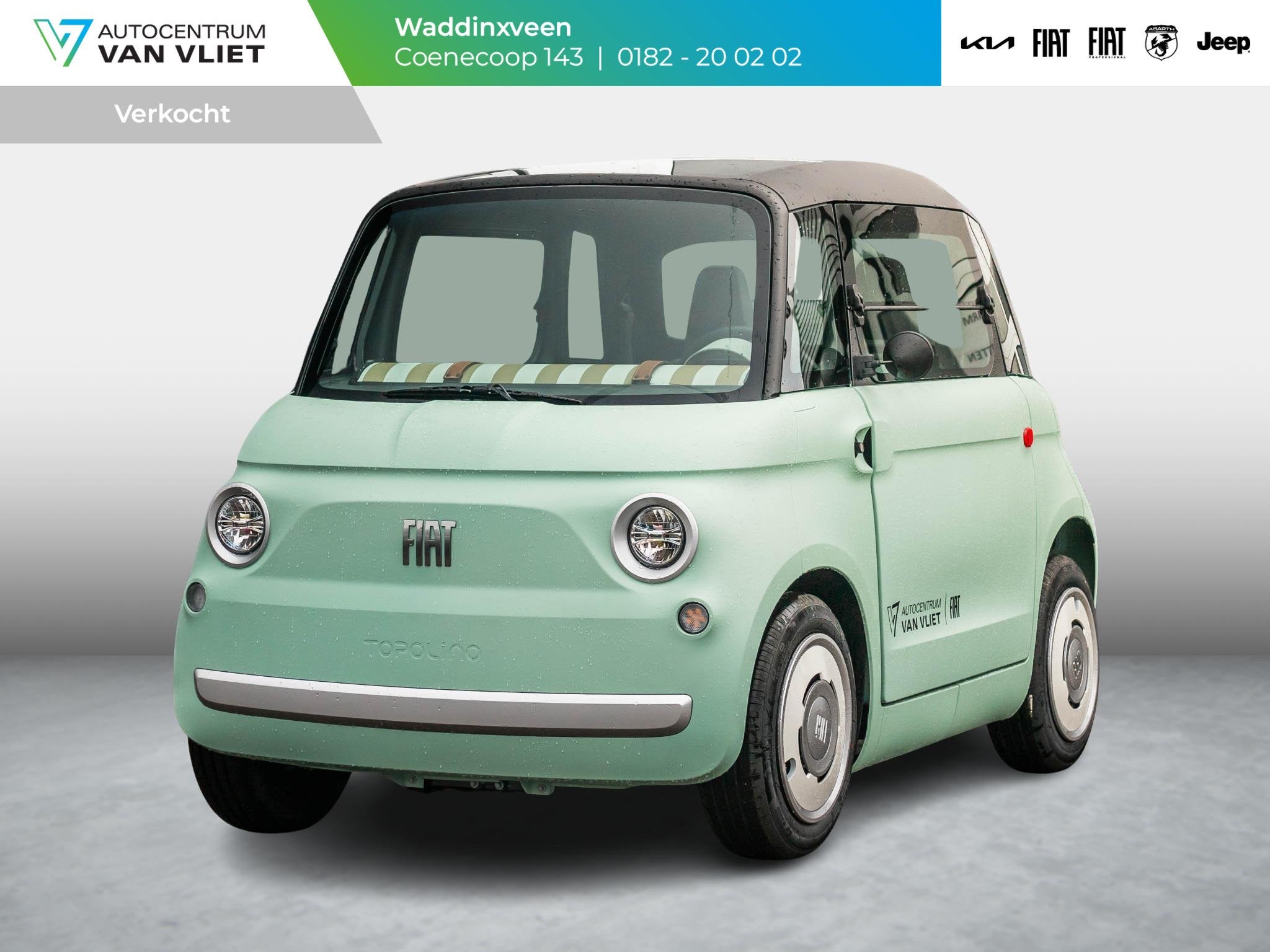Fiat Topolino Base | Uit voorraad leverbaar ! | Actieradius, Auto's, Fiat, 400 kg, Overige kleuren, Met garantie (alle), 75 km
