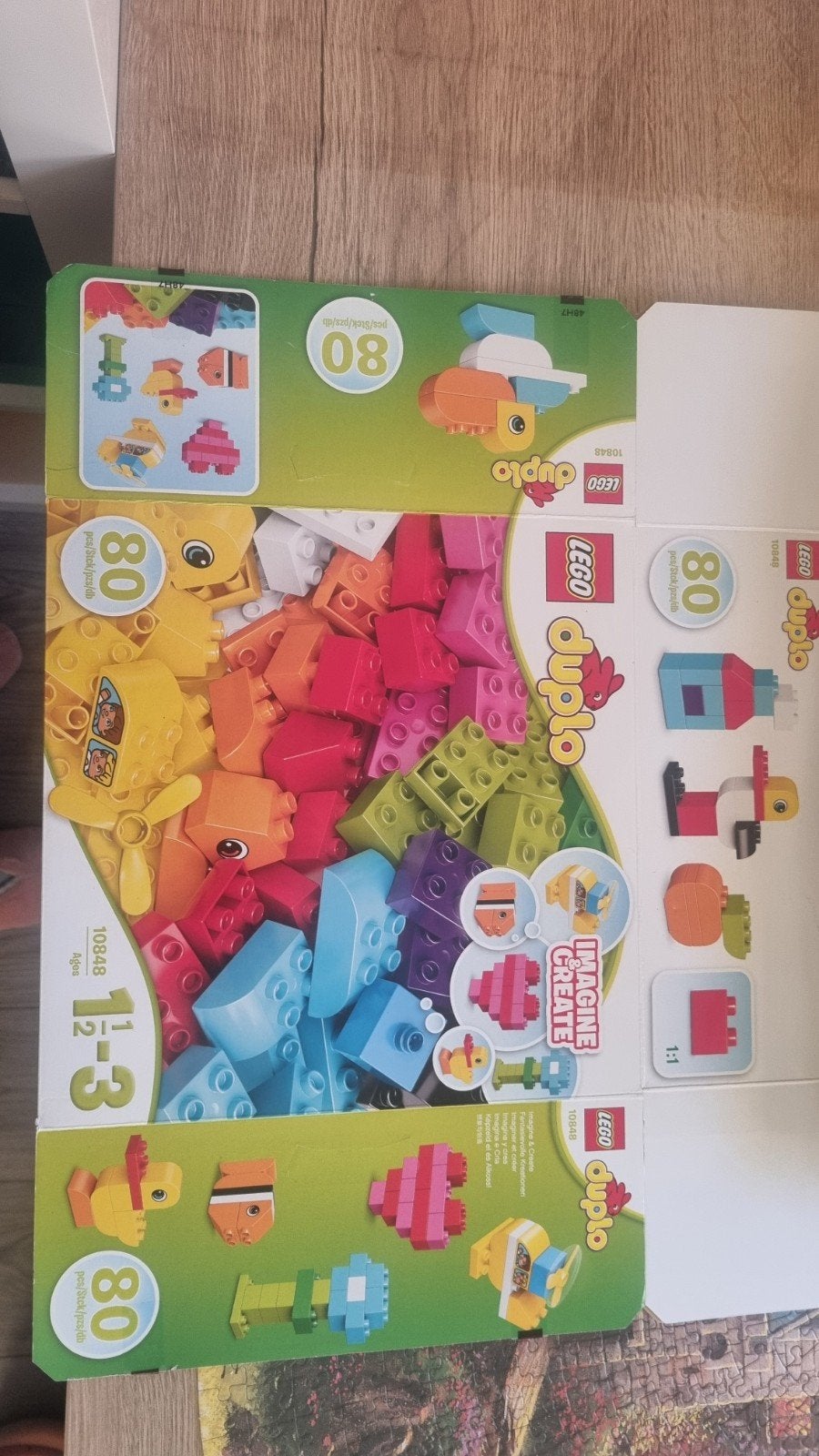Lego Duplo 10848 Mijn Eerste Stenen Set - 80 Stuks, Ophalen of Verzenden, Gebruikt, Complete set, Duplo